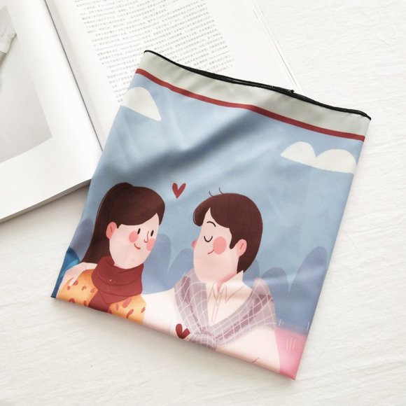 Happy Lover Silk Scarf gift choice! - Picture 3 of 10